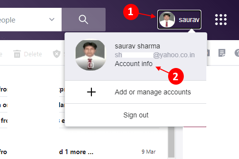 Napraw błąd poczty Yahoo Min
