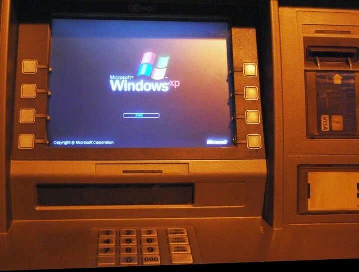 Windowsi vanemates versioonides töötavaid sularahaautomaate täiendatakse versioonile Windows 10