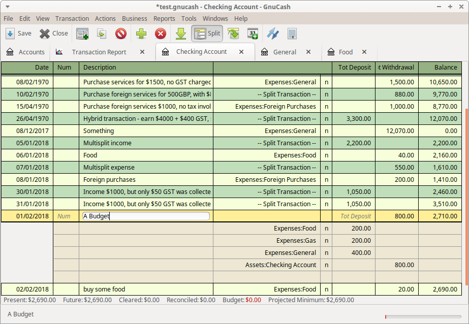 GnuCash beste plattformübergreifende Budget-App 