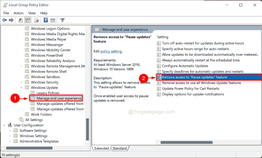 Windows11でグレー表示された更新の一時停止オプションを修正する方法