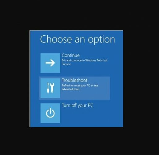 negalima atkurti „Windows 10“ gamykloje