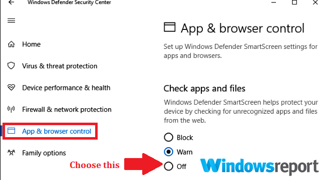 Windows ne more prenesti gonilnikov pametnega zaslona onemogoči
