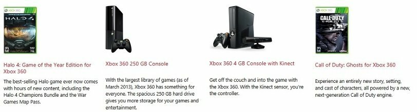 Katso Microsoftin Black Friday -tarjoukset vuodelle 2013: pelit, tabletit, kannettavat tietokoneet