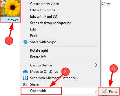 Kako obrniti barvo slike v programu Microsoft Word / Paint