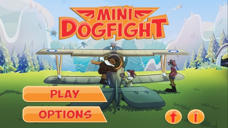 Mini Dogfight Flying Game v operacijskem sistemu Windows 8.1 je odličen način, kako se naučiti leteti na tabličnih računalnikih
