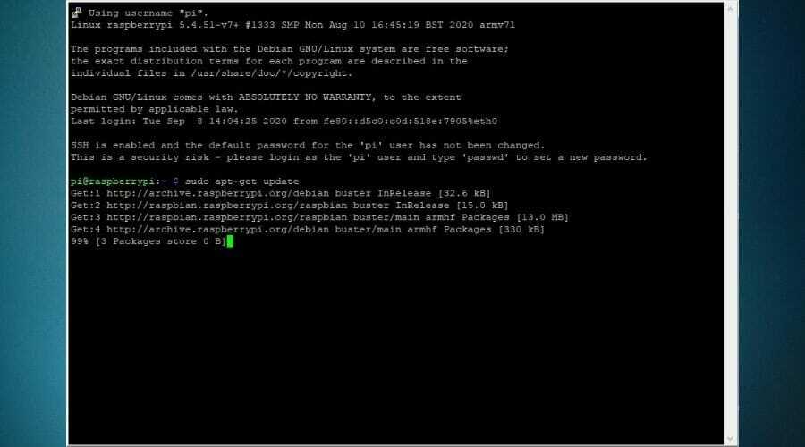 SSH Raspberry Pi aktualisieren
