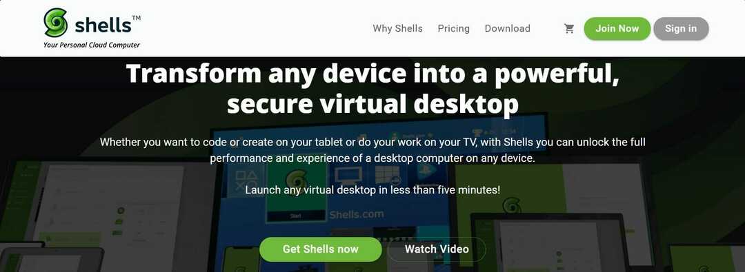 Muunna minkä tahansa laitteen virtuaaliseksi työpöydäksi Shellsin avulla