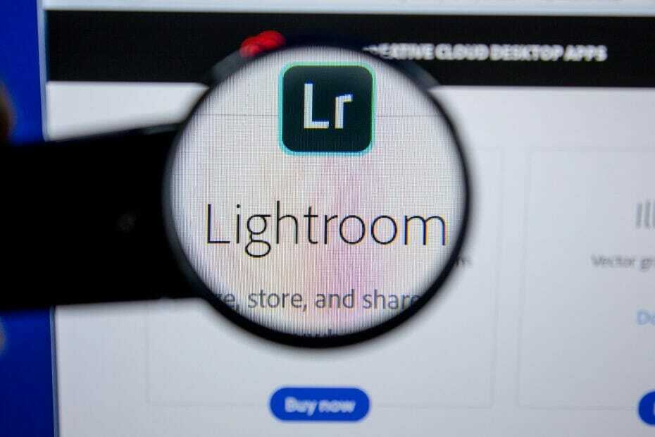 Lightroom-fil ser ut til å være en ikke-støttet feil
