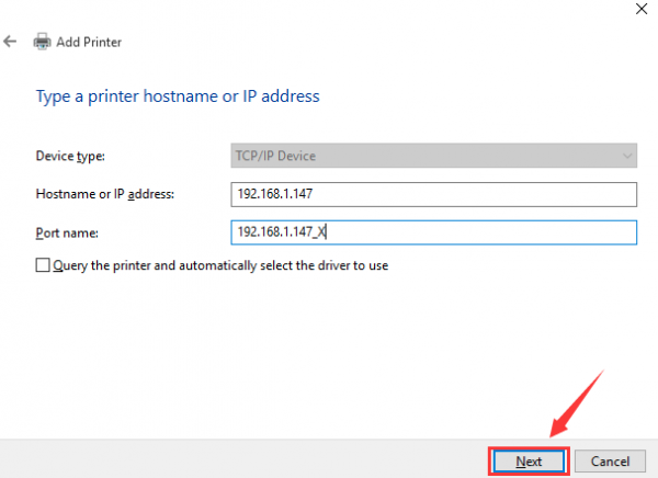 Printere IP-adressemanual Indsat