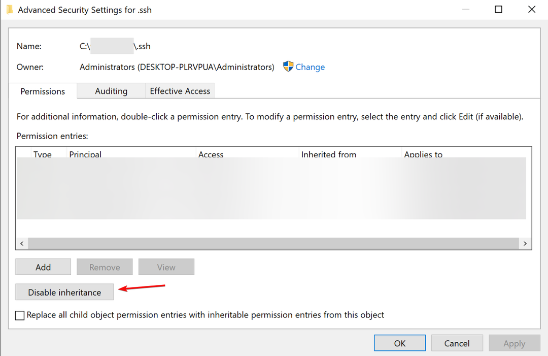 Windows SSH ნებართვა უარყოფილია: გამოსწორების 5 გზა