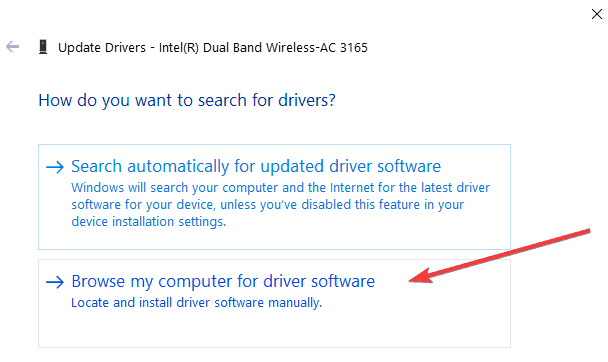 컴퓨터에서 드라이버 소프트웨어 찾아보기