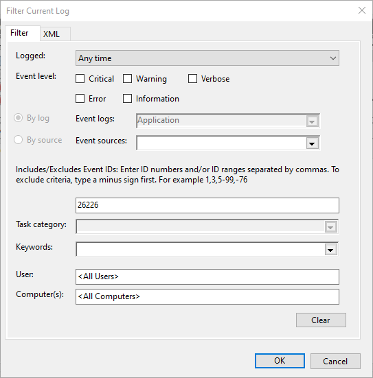 Ereignis-ID-Nummer, wo chkdsk-Protokolle gespeichert sind Windows 10