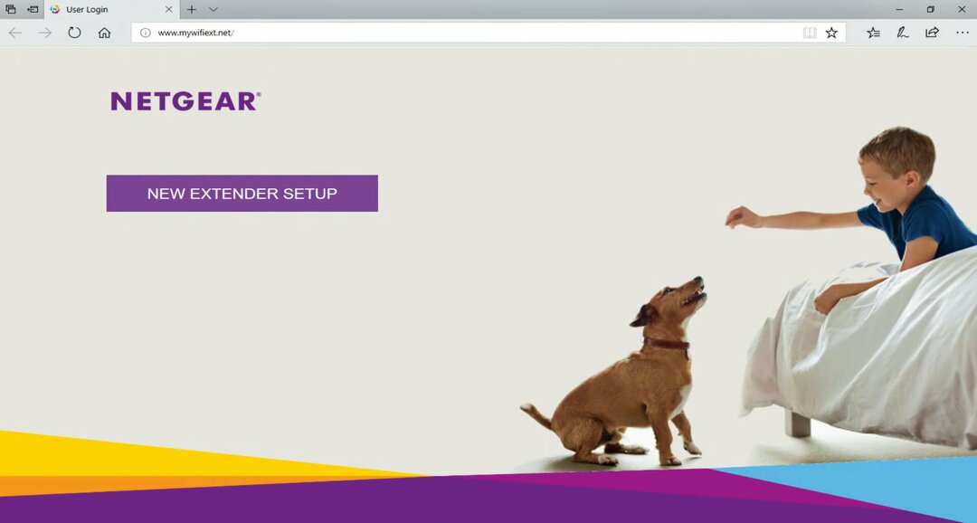 Extender-configuratiepagina om de netgear-extender te repareren, maakt geen verbinding met de router