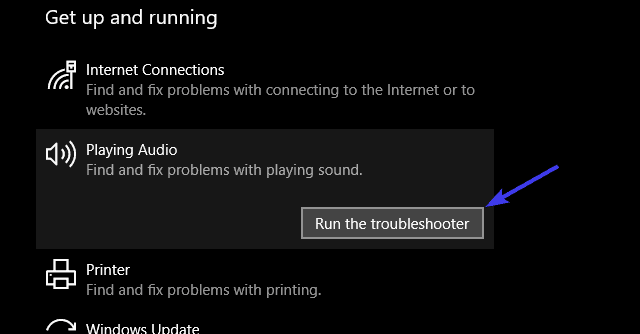 Windows 10 오디오 오류 0xc00d11d1 (0xc00d4e86)