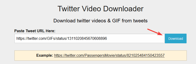 twitter video downloader tallentaa animoitu gif twitteristä