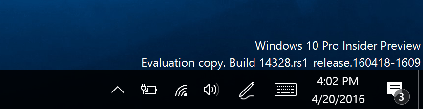 pictograma centru de acțiune Windows 10