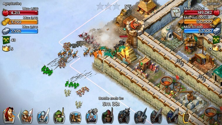 Age of Empires Castle Siege-Spiel für Windows 8