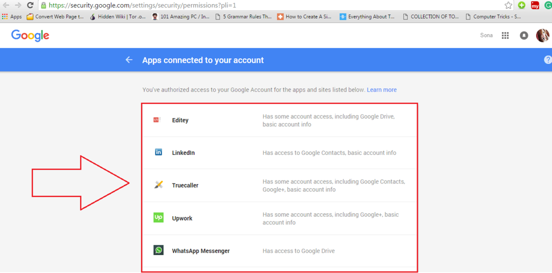 Как да изтриете приложения, имащи достъп до вашия акаунт в Google