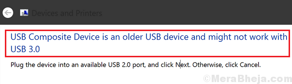 Fix USB-sammensatt enhet er en eldre USB-enhet i Windows 10