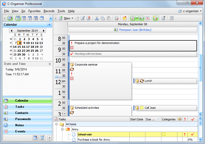 Software C-Organizer