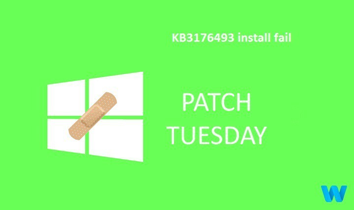 Инсталирането на актуализация KB3176493 за Windows 10 изглежда невъзможно за някои