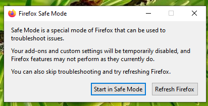 Firefox ispisuje prazne stranice