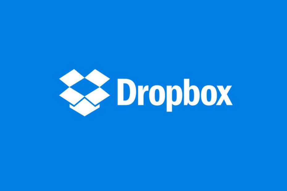 לתקן את Dropbox בהורדת קבצים שלא צוינו