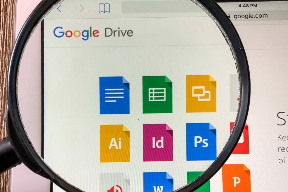 Conexión a Google Drive imposible