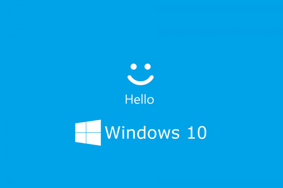 Windows Hello가 업데이트 후 작동을 멈췄습니다.