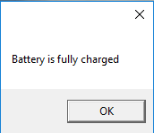 Get battery. Fully charged перевод.