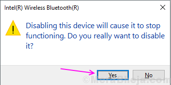 Promt Деактивирайте Bluetooth