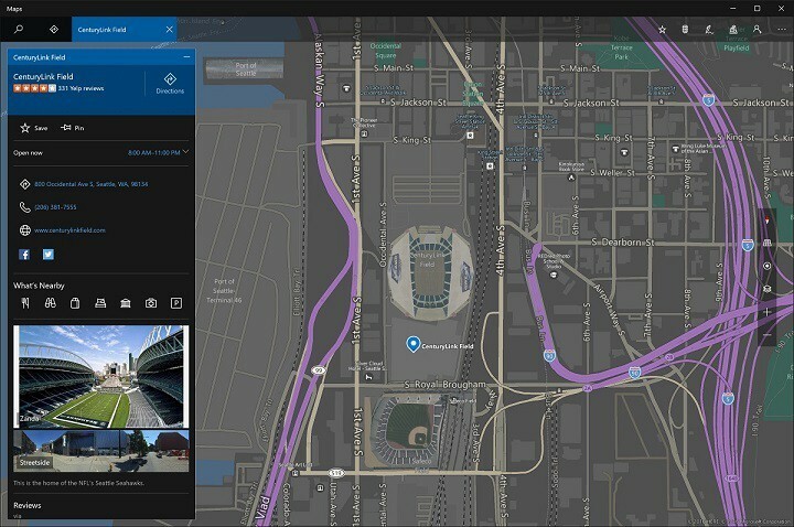 Windows 10 Maps stöder nu mörkt läge