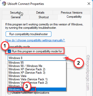 Režim kompatibility Windows 8 Min