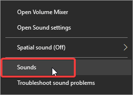 nastavenia zvukov Windows 10