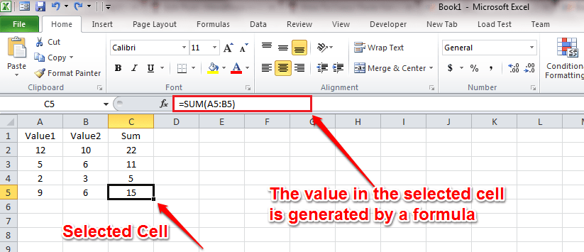 Как копировать / вставлять значения без включения формул в Microsoft Excel