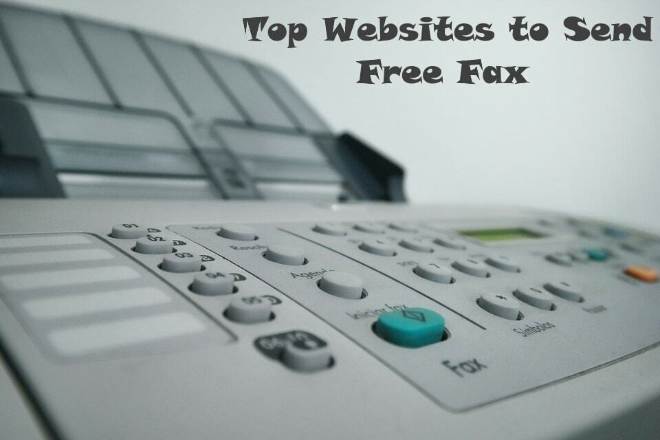 Top 10 Websites zum kostenlosen Senden von Faxen