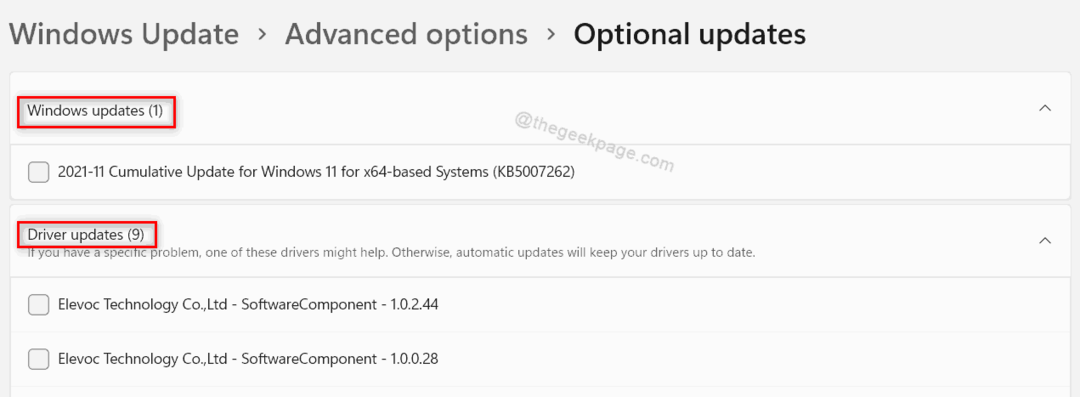Actualizaciones de Windows y actualizaciones de controladores 11zon