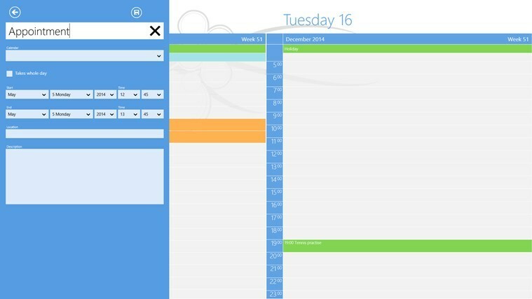 Запуск OneCalendar для Windows 8, одна з найкращих програм Календаря ще
