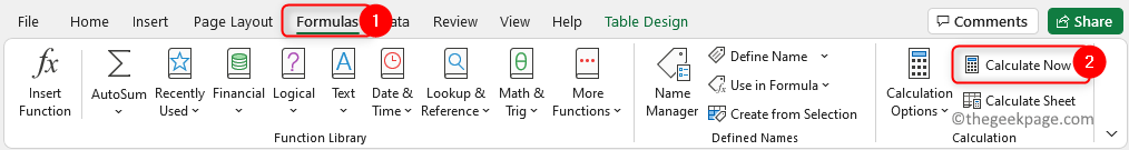 Excel-formules Nu berekenen Min