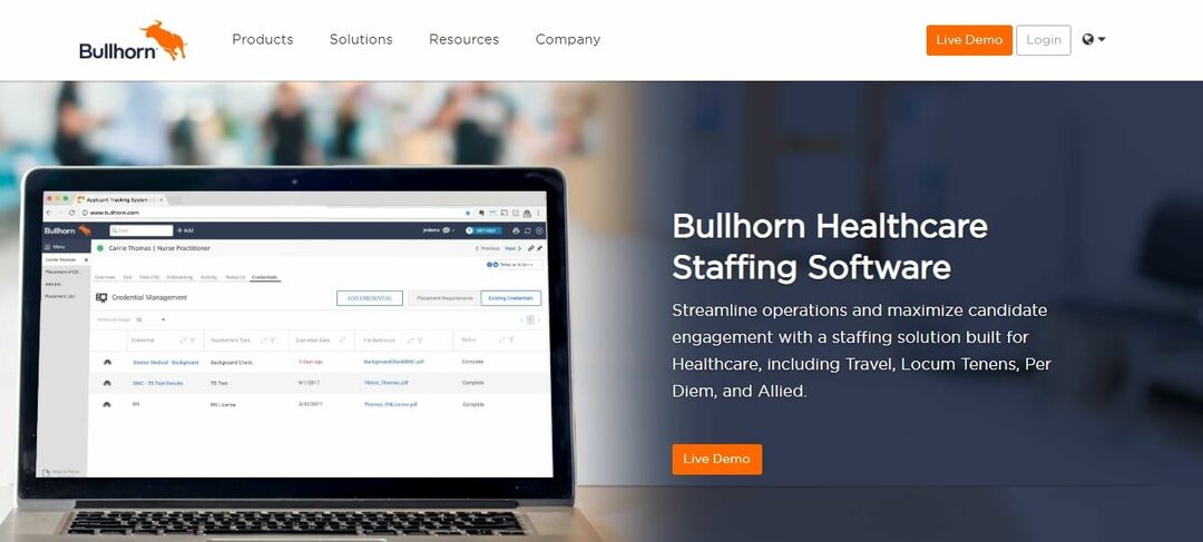 Bullhorn Staffing-Software
