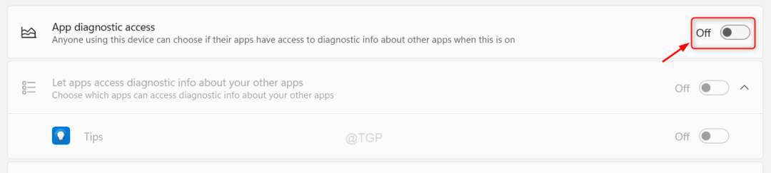 Desativar App Diagnostics Win11 Min