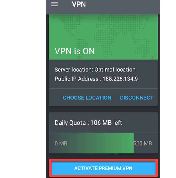 VPN de Bitdefender
