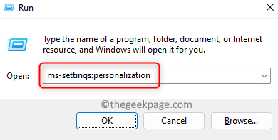 เรียกใช้ Ms Settings Personalization Taskbar Min