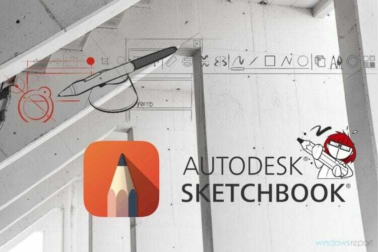 Autodesk SketchBook ritningsprogramvara för Samsung surfplatta
