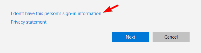 no tengo la información de inicio de sesión de esta persona Microsoft Edge no abrirá Clase no registrada