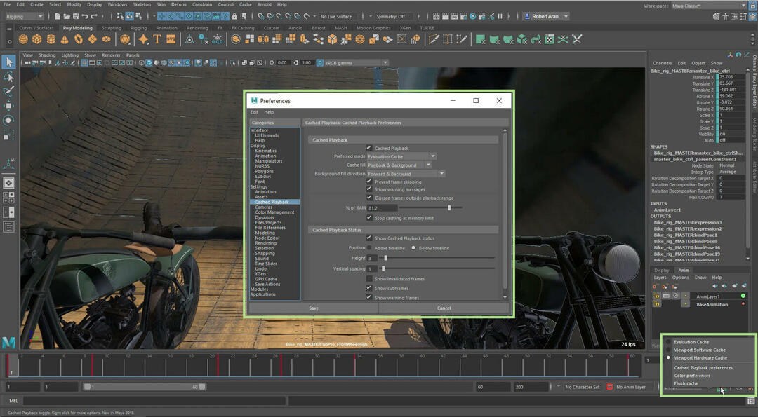 L'interfaccia di Autodesk Maya