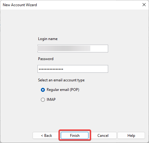 Добавить электронную почту в почтовый клиент Opera для Windows 10.