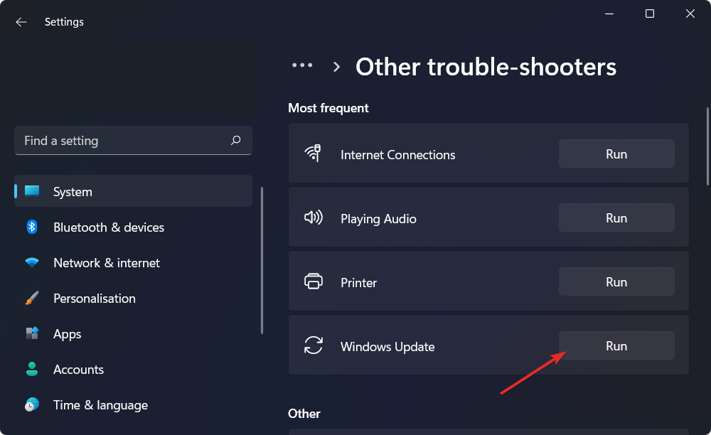 windows-update-troubleshooter windows 11 uppdateras inte efter omstart