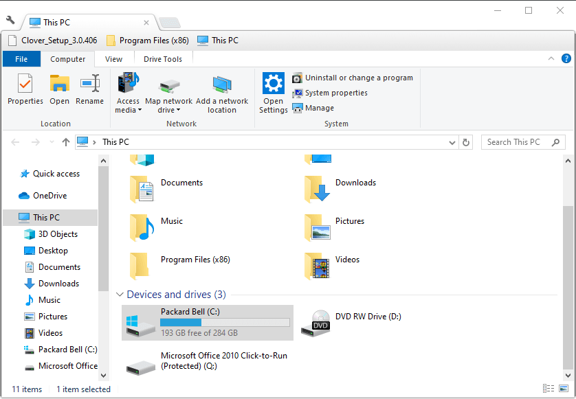 Ikona pevného disku Microsoft Store chyba 0x80073d12
