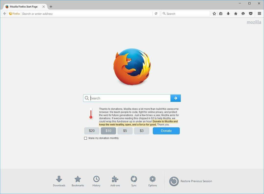 vaba tarkvara Firefox 
